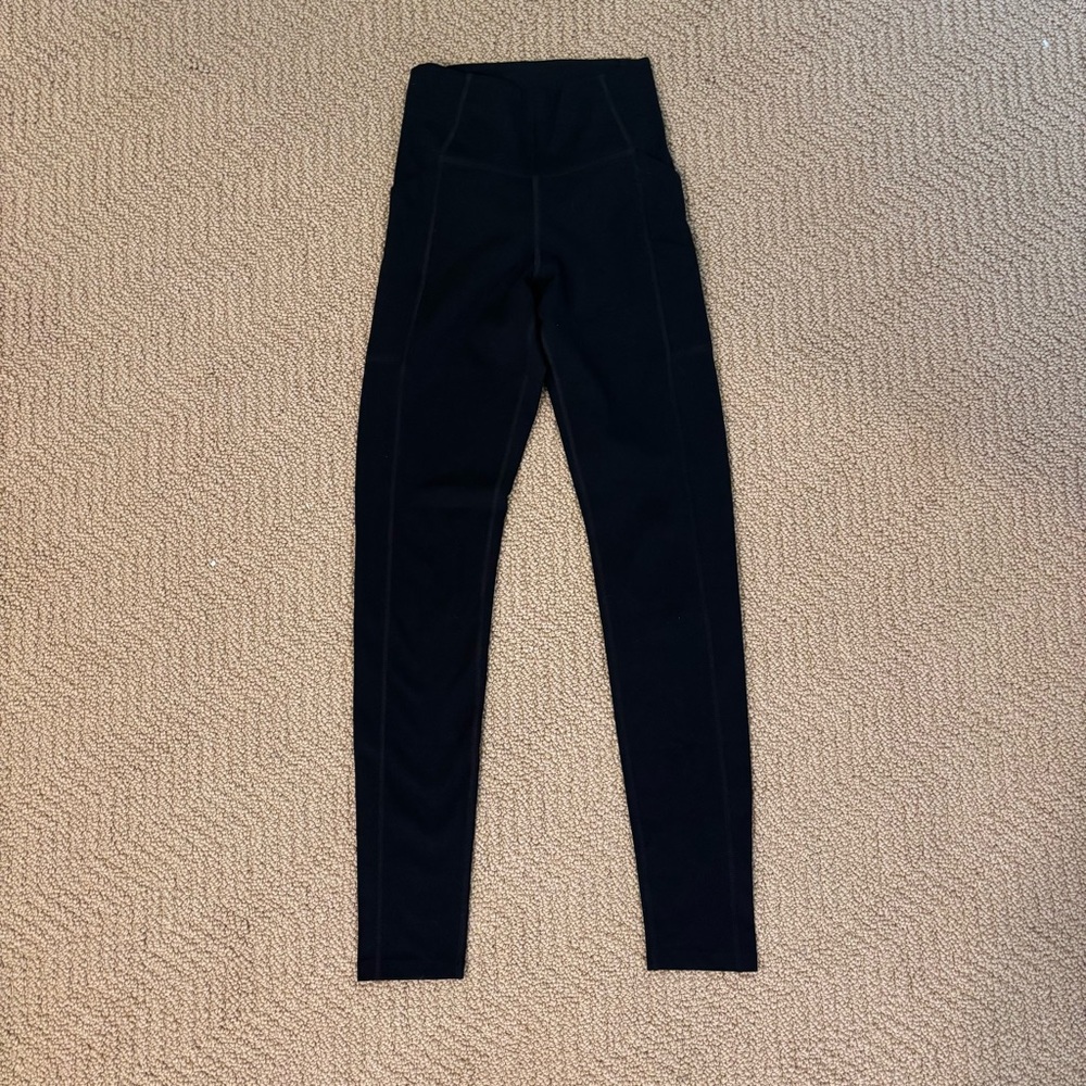 Girlfriend black compressive pocket leggings (XS)